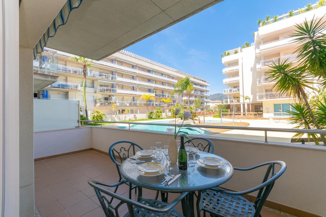 Apartamento Port Canigo Bajo Vista Piscina Leilighet Roses Eksteriør bilde